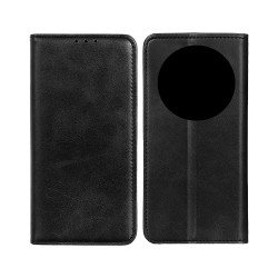 Capa Flip de Couro com Bolso Interno para Huawei Honor X9B/Honor Magic6 Lite Preto Capa Flip de Couro com Bolso Interno para Huawei Honor X9B/Honor Magic6 Lite Preto